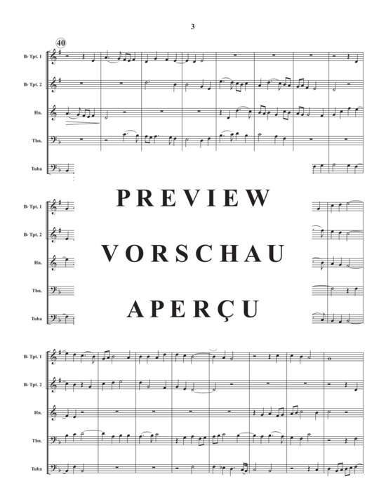 Produktgalerie: Seite 5 von 17 I Am the Bread of Life , , (Blechbläser Quintett)