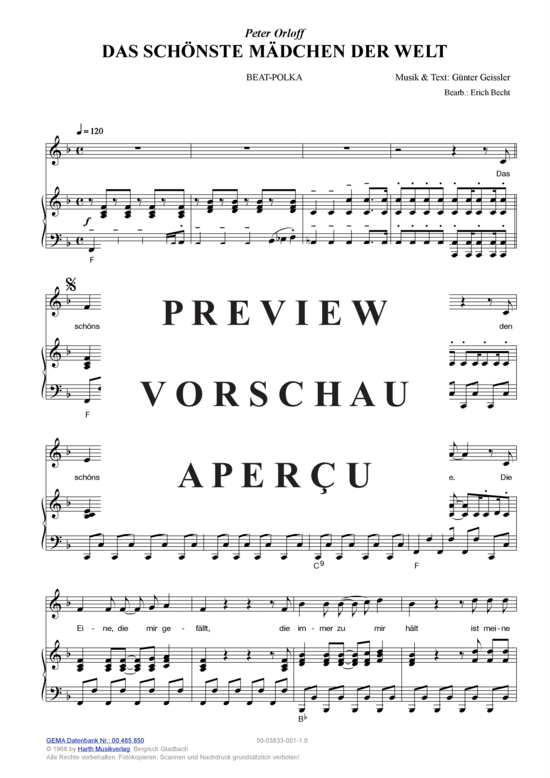 gallery: Das schönste Mädchen der Welt , Orloff, Peter, (Klavier + Gesang)