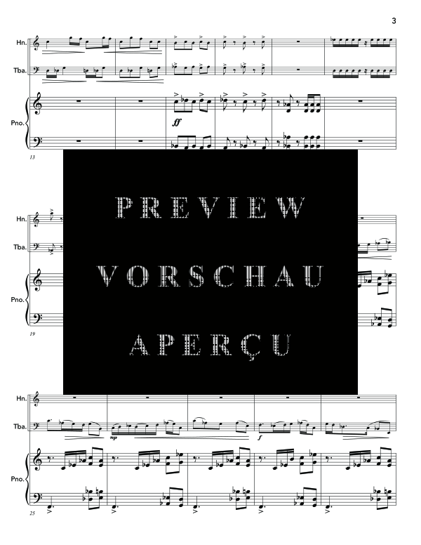 Produktgalerie: Seite 7 von 11 Unseen Colors, , (Horn in F, Tuba und Klavier)