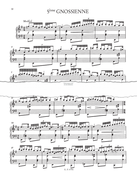 Produktbild zu: Gnossienne No.5