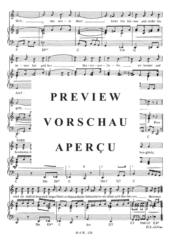 Produktgalerie: Seite 4 von 4 Matrosenliebe , , Klavier und Gesang