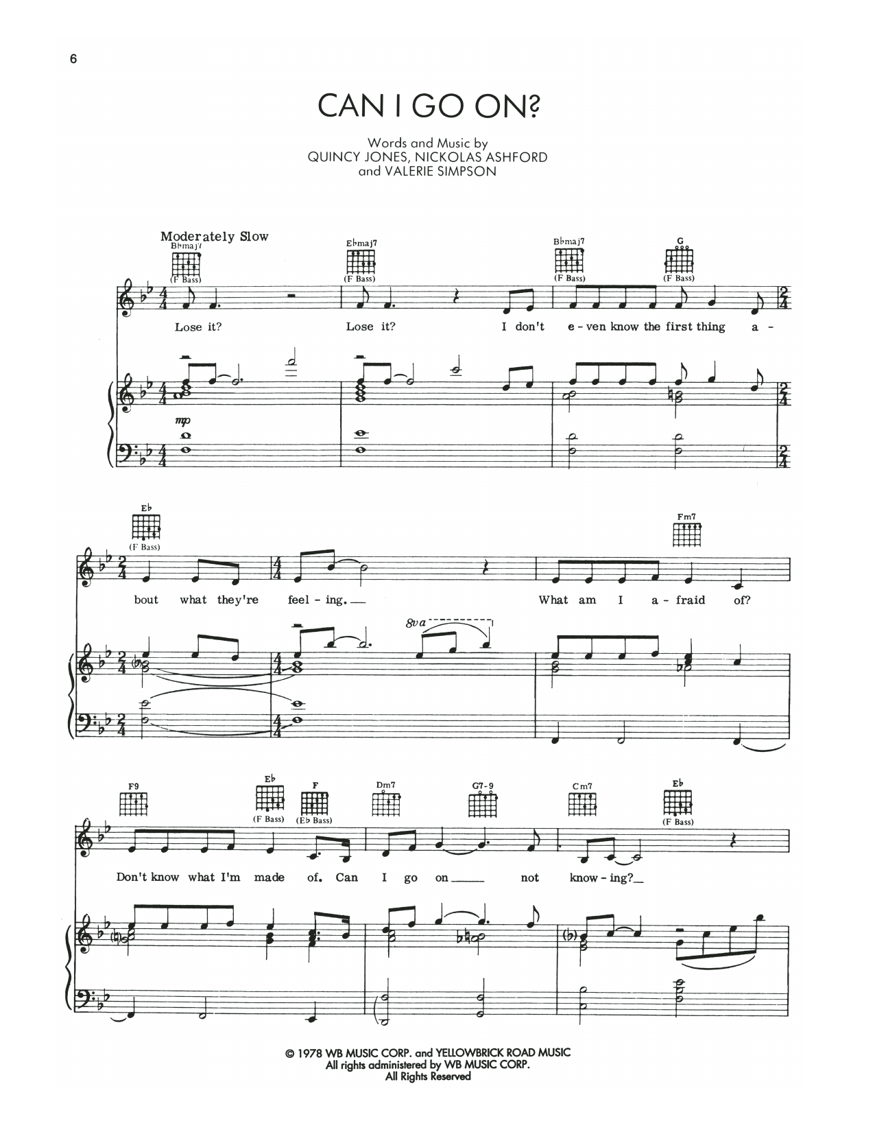 Produktbild zu: Can I Go On? (from The Wiz)