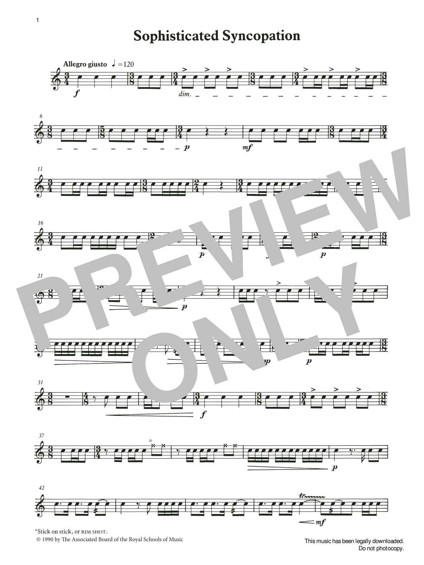 Produktgalerie: Seite 1 von 1 Sophisticated Syncopation from Graded Music for Snare Drum, Book III, Ian Wright and Kevin Hathaway, Percussion