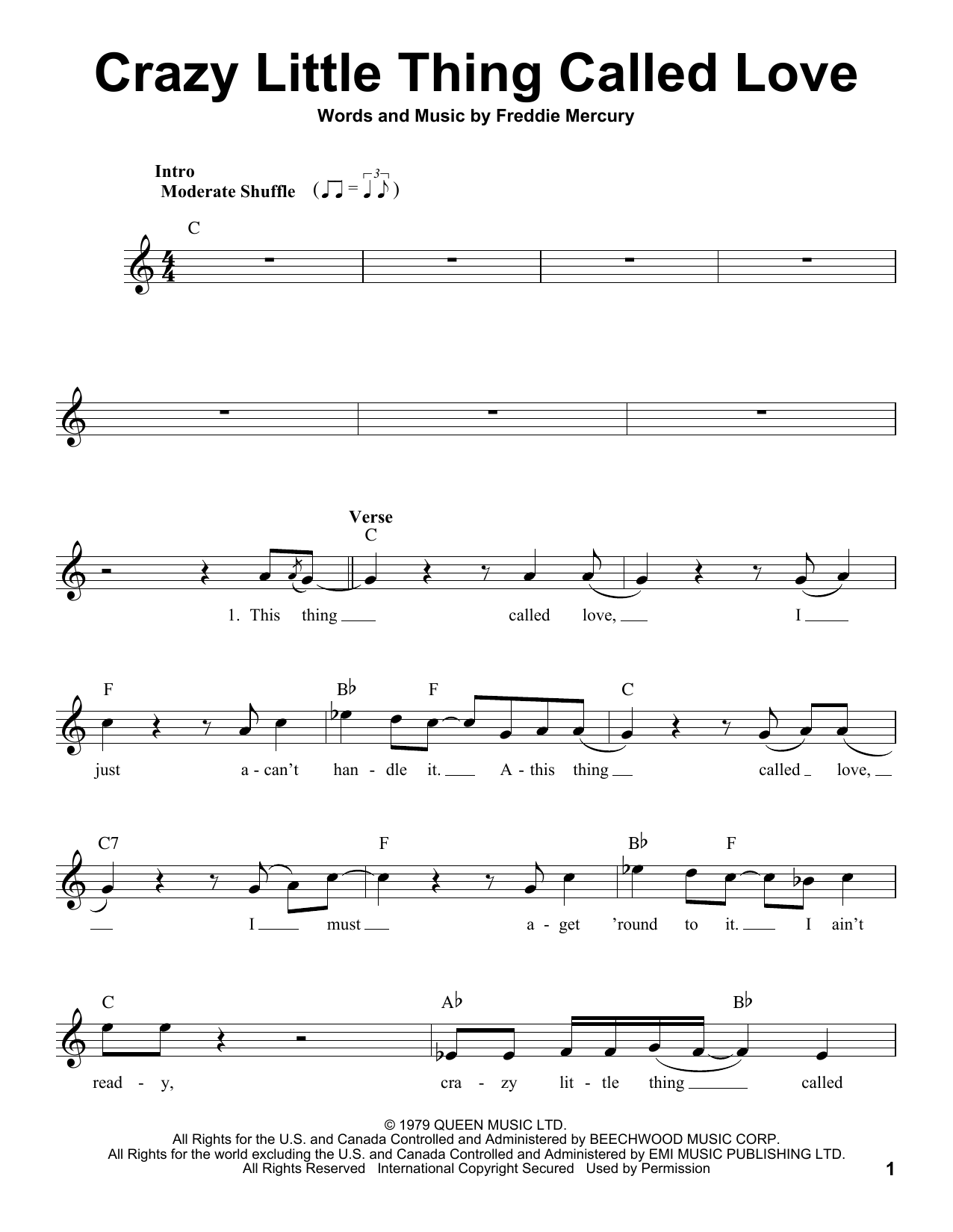 Produktbild zu: Crazy Little Thing Called Love