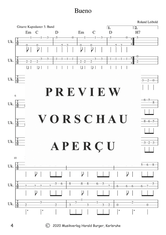 gallery: Spielsachen für Ukulele 3, , (Trio 3x Ukulele + Akkorde für Gitarre)