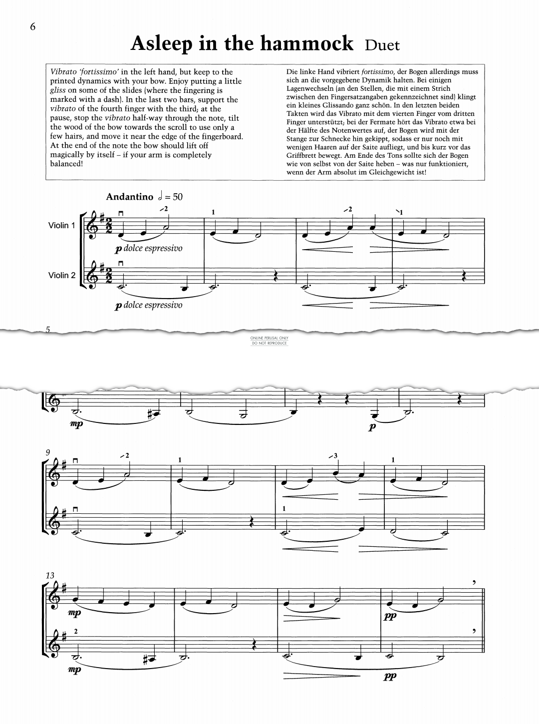 Produktgalerie: Seite 1 von 1 Asleep In The Hammock, Mary Cohen, Violine