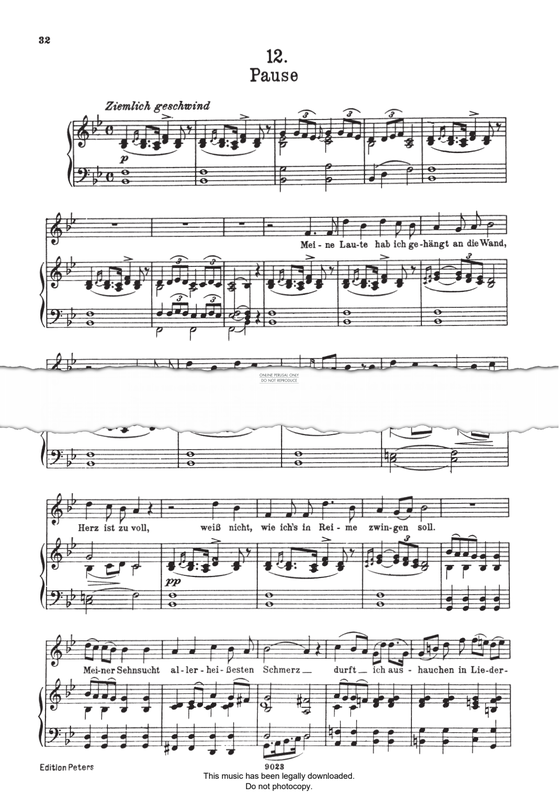 Produktbild zu: Pause (from 'Die Schöne Müllerin Op.25 D795')