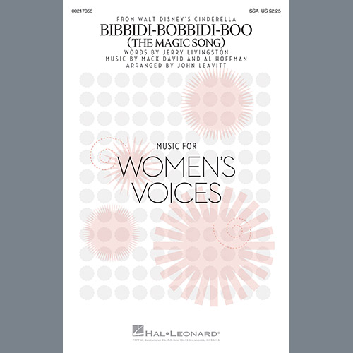 Produktbild zu: Bibbidi-Bobbidi-Boo (The Magic Song) (from Cinderella) (arr. John Leavitt)