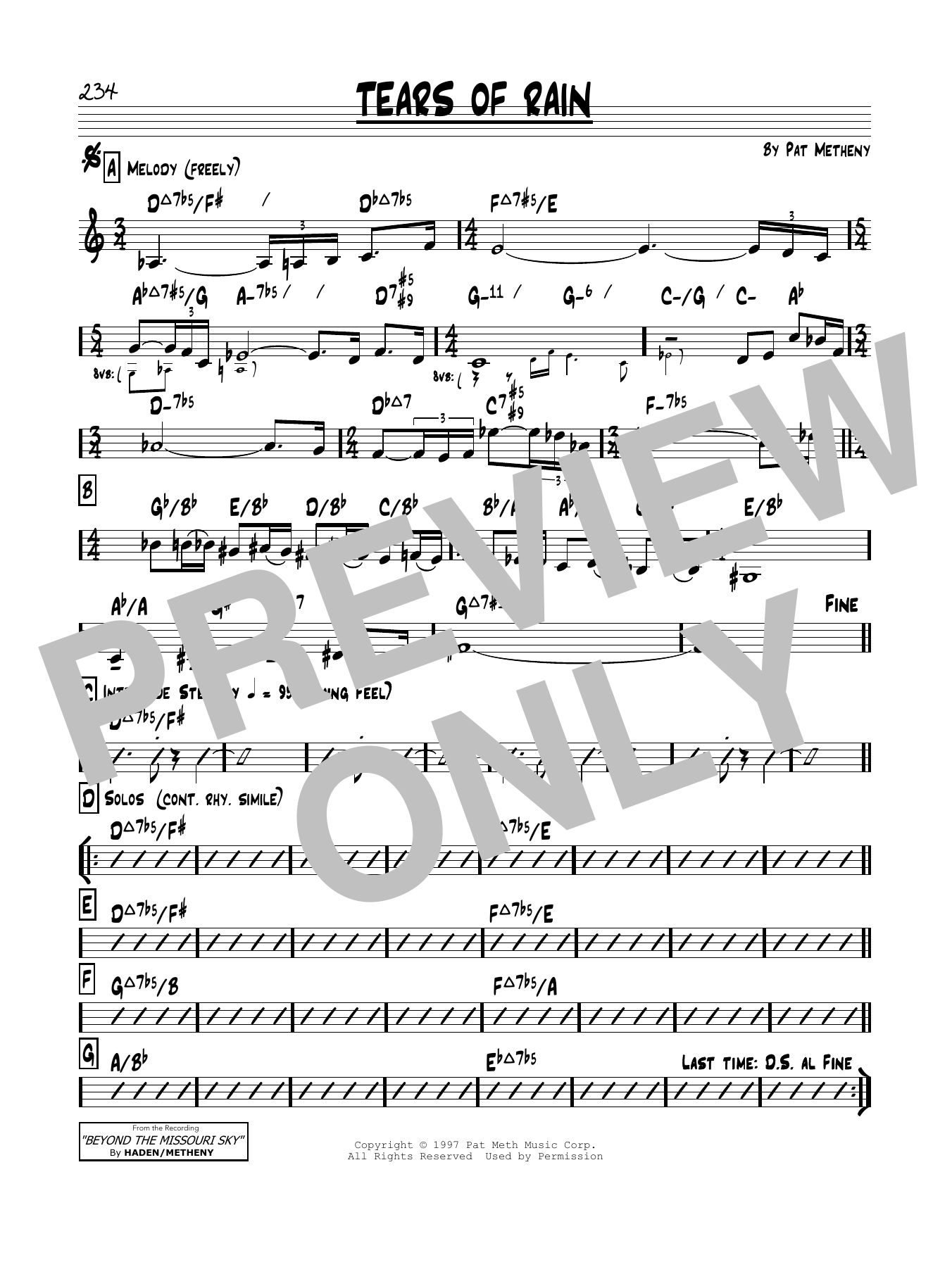 Produktbild zu: Tears Of Rain