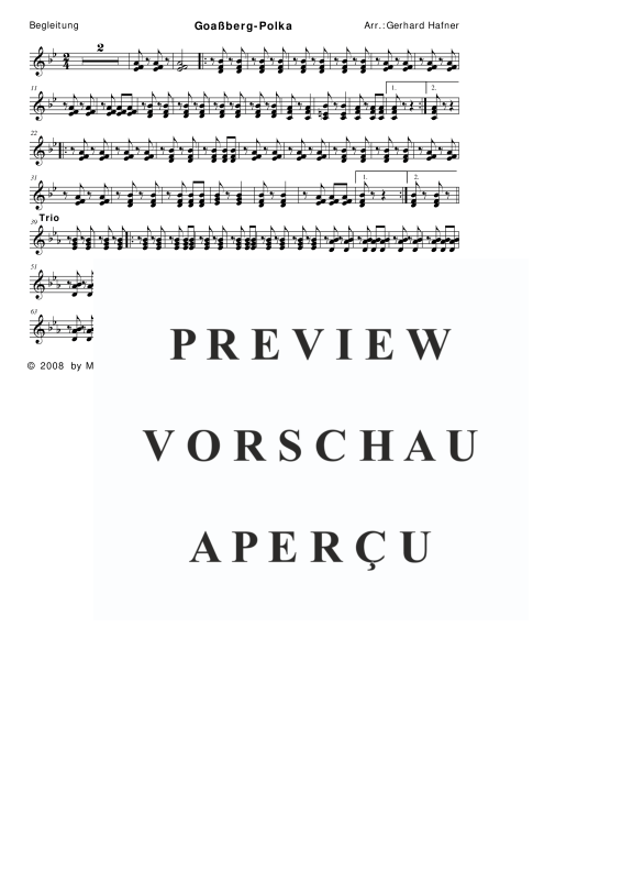 Product gallery: Page 8 of 11 Goaßberg-Polka, , (woodwind and brass)