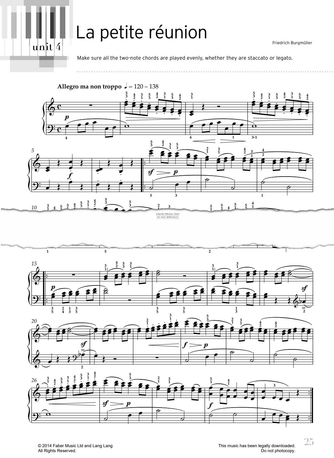 Produktgalerie: Seite 1 von 1 La Petite Réunion, Johann Friedrich Burgmüller, Klavier