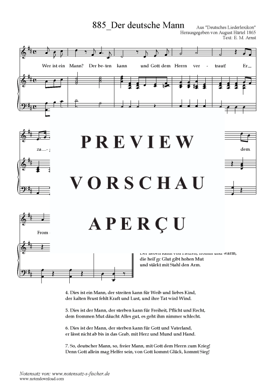 Product picture to: Der deutsche Mann Text: E. M. Arnst