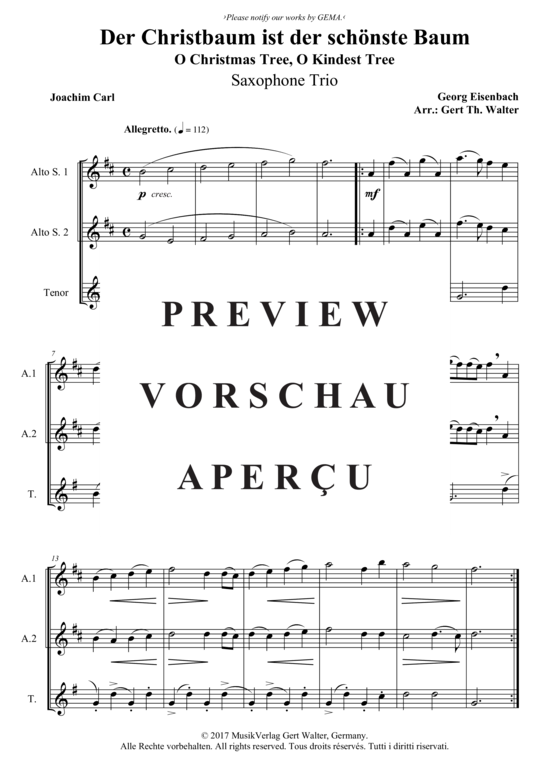 Produktbild zu: Der Christbaum ist der schönste Baum Georg Eisenbach
