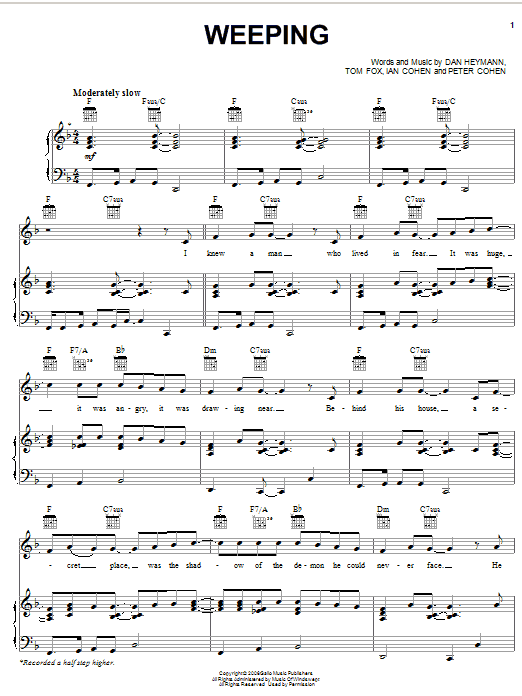 Produktbild zu: Weeping