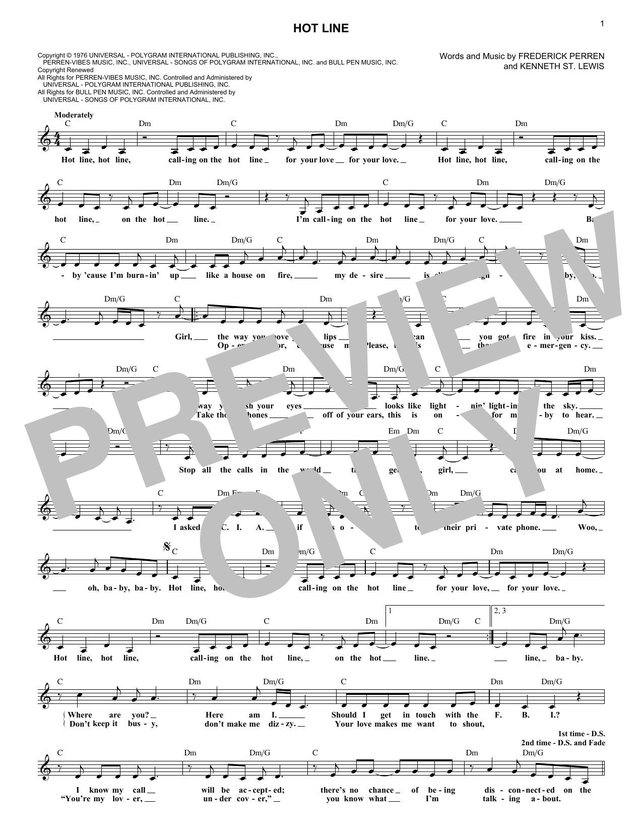 Produktbild zu: Hot Line