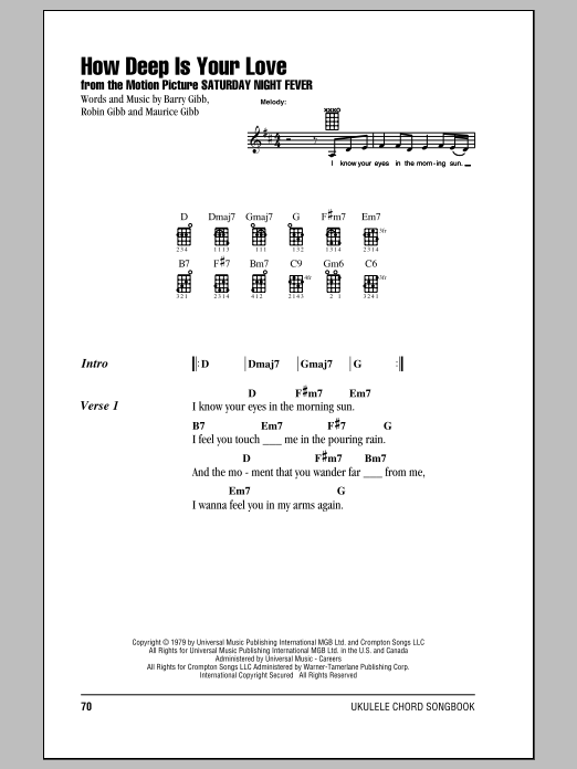 Product gallery: Page 1 of 1 How Deep Is Your Love, The Bee Gees