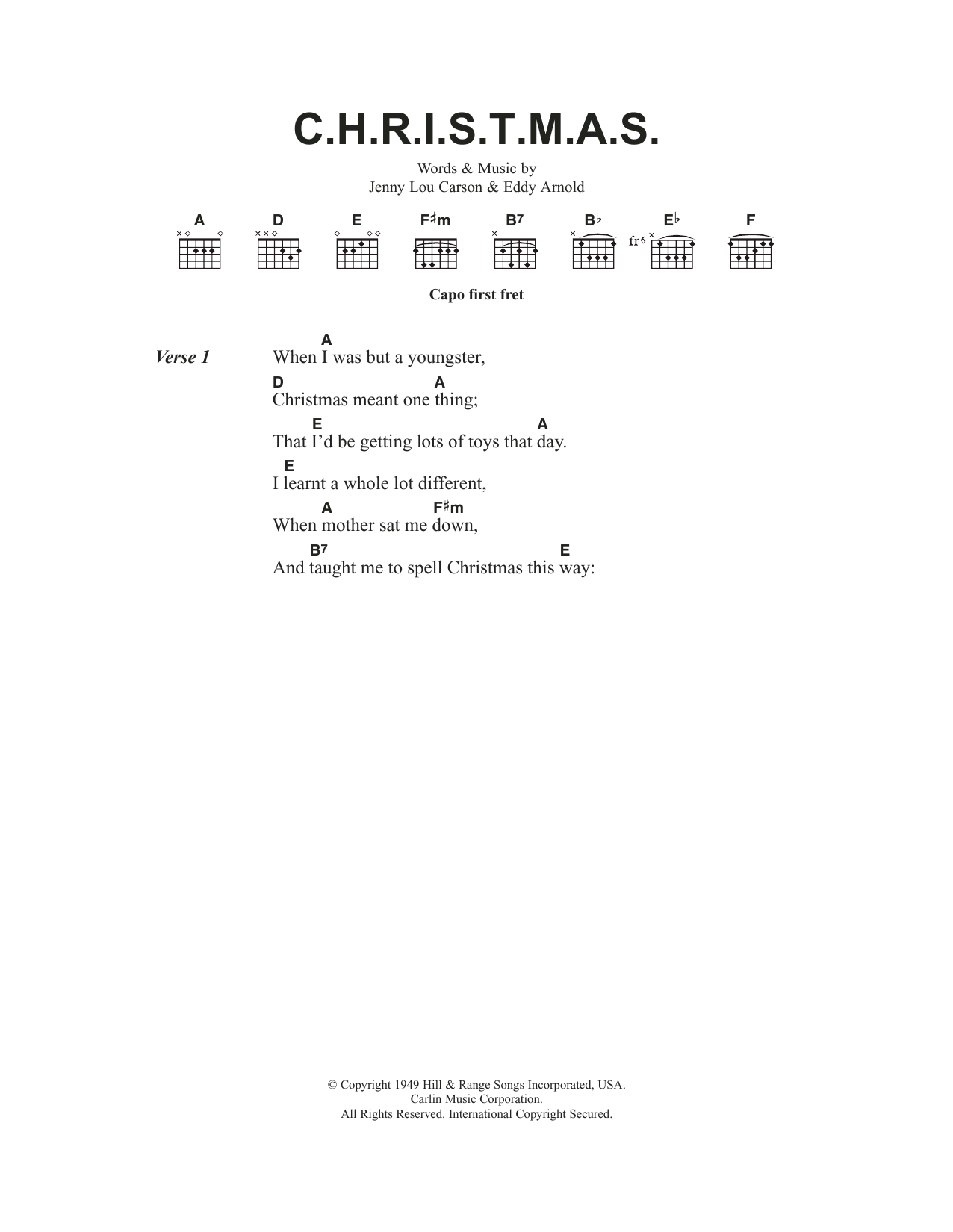Product gallery: Page 1 of 1 C-H-R-I-S-T-M-A-S, Perry Como