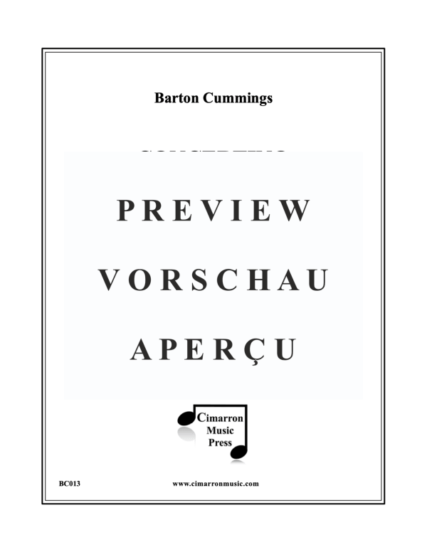 Produktgalerie: Seite 2 von 11 Concertino No. 1 - 4 Movements, , Gemischtes Ensemble Tuba, Violine, Viola, Violoncello und Klavier