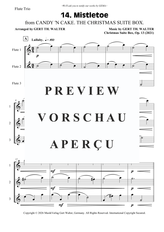 Produktgalerie: Seite 2 von 6 Mistletoe, , Flöten Trio