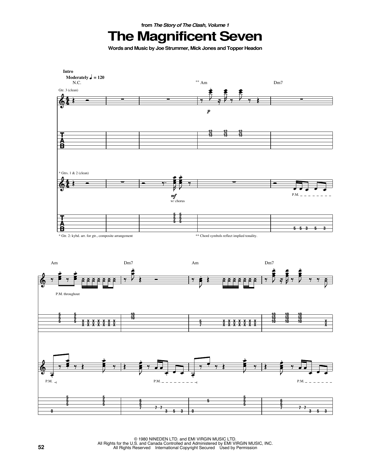 Produktgalerie: Seite 1 von 1 The Magnificent Seven, The Clash, Gitarre