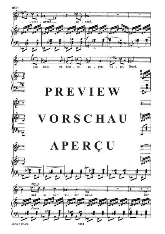 Product gallery: Page 3 of 5 Versunken D.715, , Medium Voice and Piano