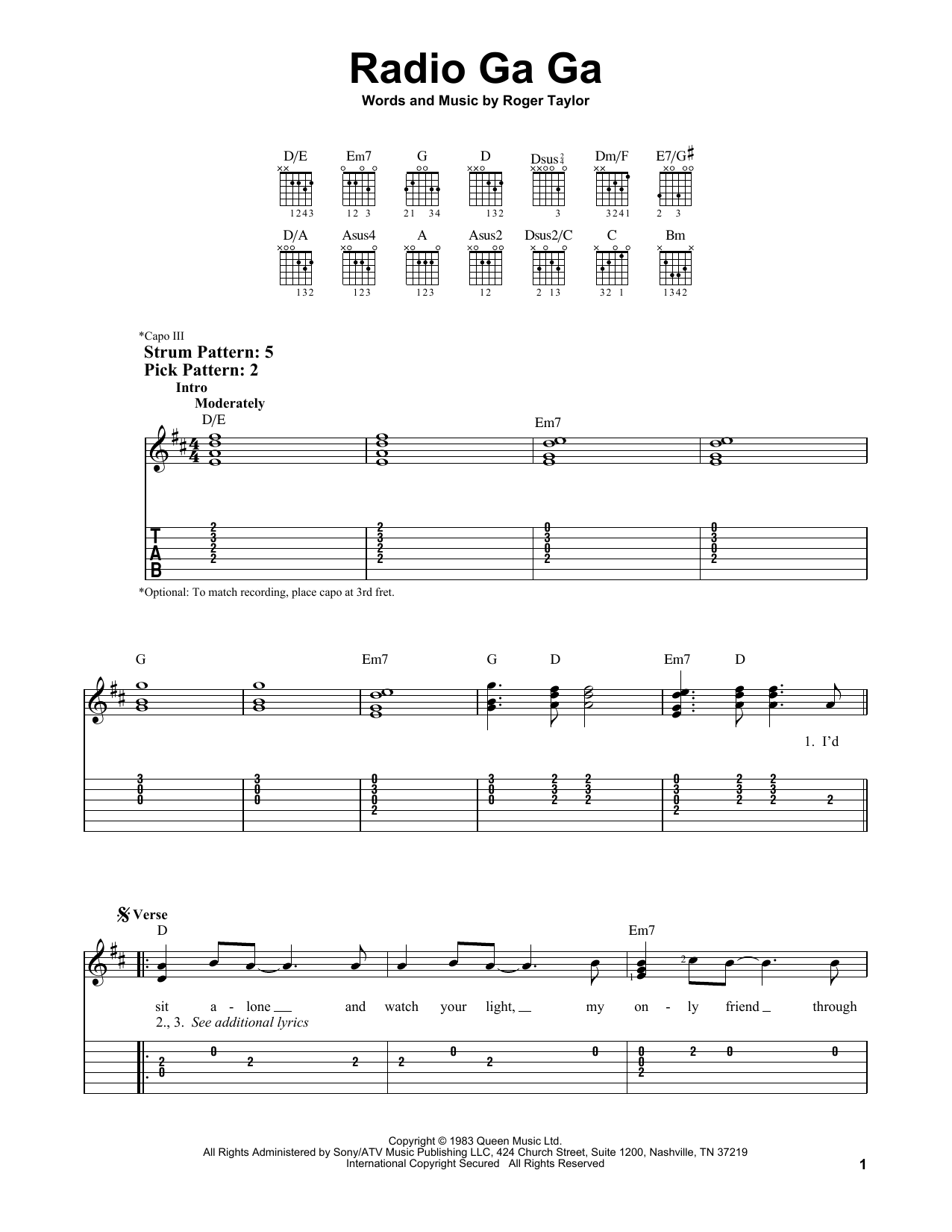 Product gallery: Page 1 of 1 Radio Ga Ga, Queen