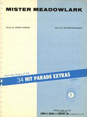 cover: Mister Meadowlark, Walter Donaldson, Gesang, Gitarre, Klavier