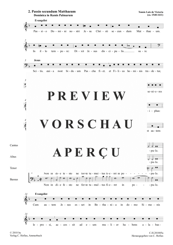 Produktgalerie: Seite 2 von 11 Passio secundum Matthaeum - Matthäuspassion, , (Gemischter Chor)