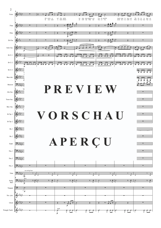 Product gallery: Page 5 of 11 Meine Lippen sie küssen so heiß, , Solo Vocal and Concert Band