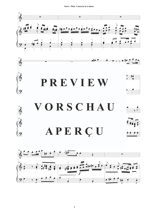 Product gallery: Page 6 of 11 Flöten Konzert in A-Moll, , Flute and Harpsichord