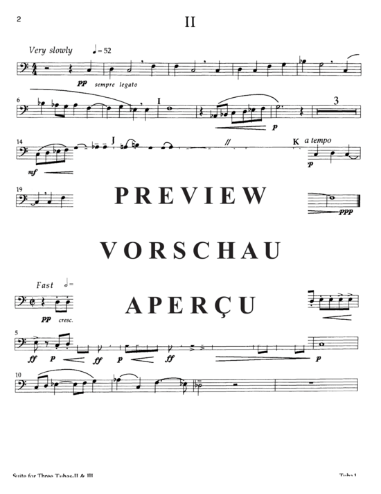 Produktgalerie: Seite 16 von 21 Suite for Three Tubas , , (Tuba Trio)