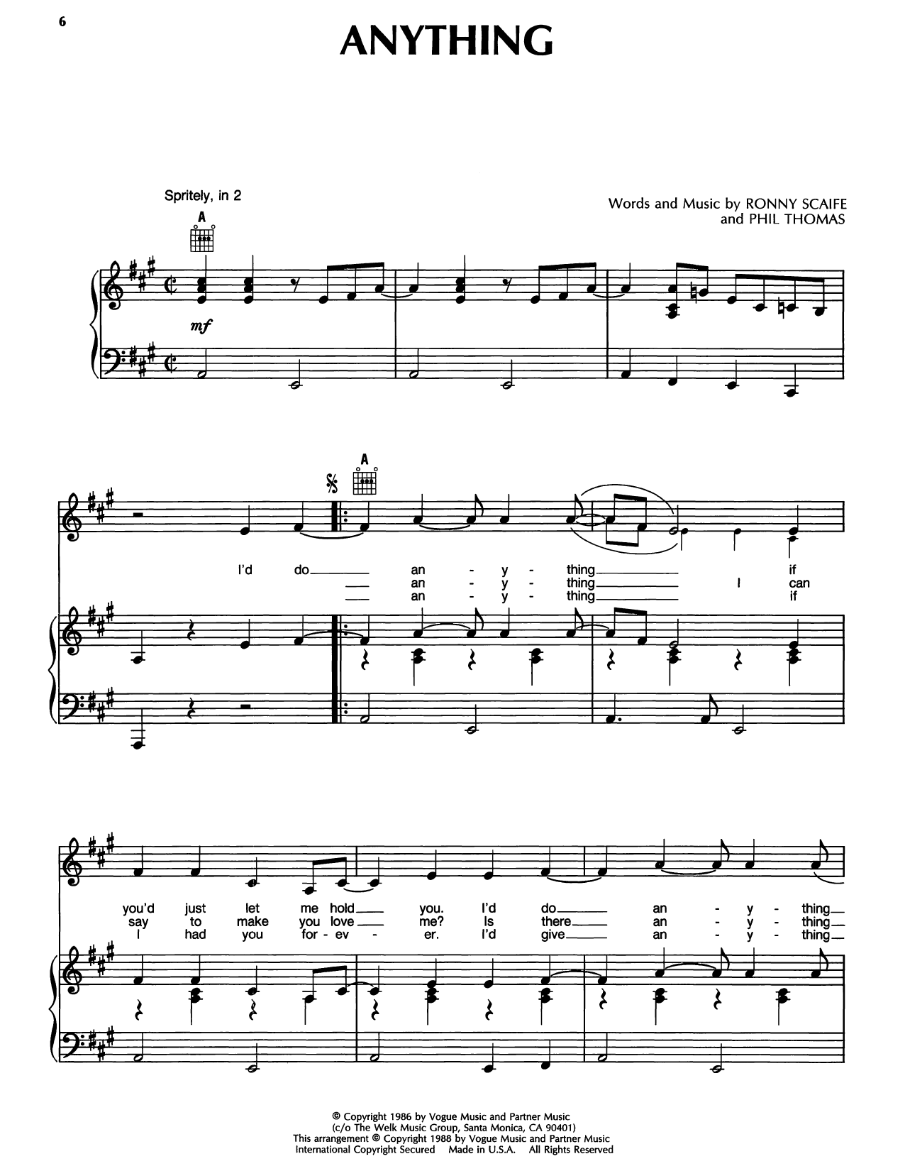 Produktgalerie: Seite 1 von 1 Anything, Randy Travis, Gesang, Gitarre, Klavier