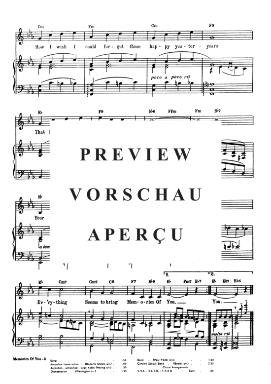 Produktgalerie: Seite 5 von 8 Memorys Of You , Goodmann, Benny, Klavier und Gesang