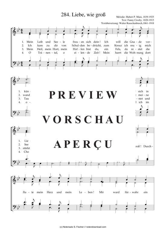 Product gallery: Page 2 of 3 Liebe, wie groß , , (mixed choir)