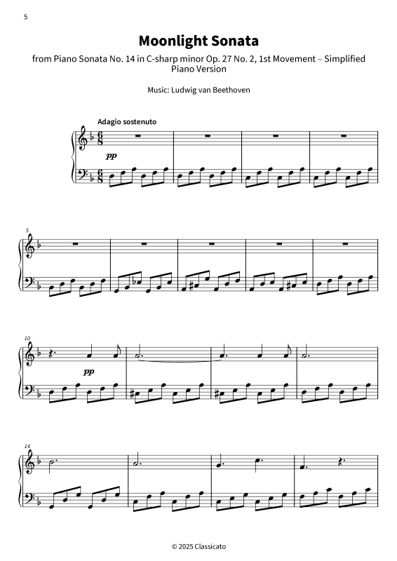 gallery: Dreamlike Nocturnes - Simplified Piano Pieces for Inner Peace, , Klavier Solo