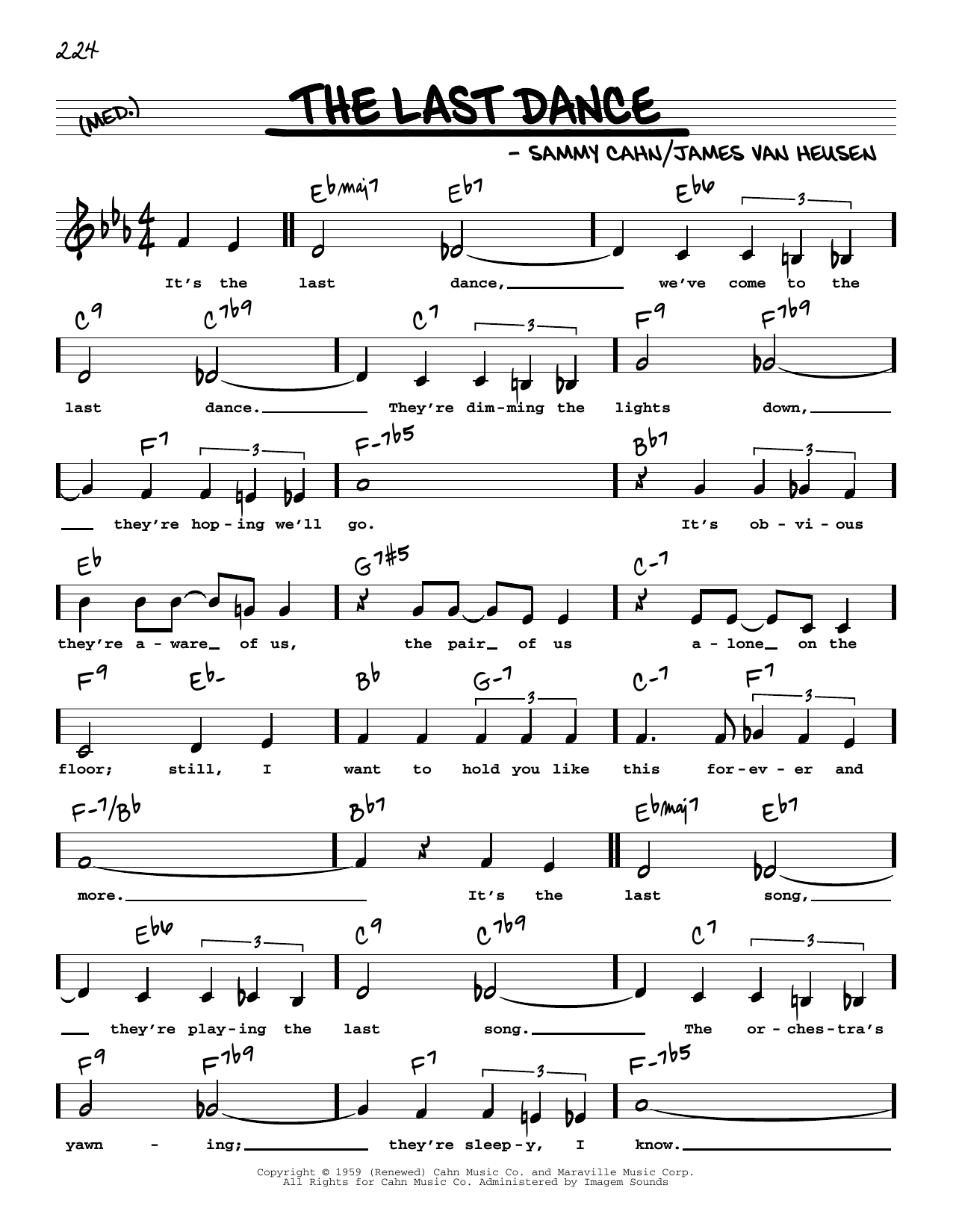 Produktbild zu: The Last Dance (Low Voice)