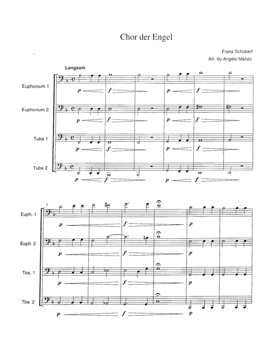gallery: Chor der Engel , , (Tuba Quartett)