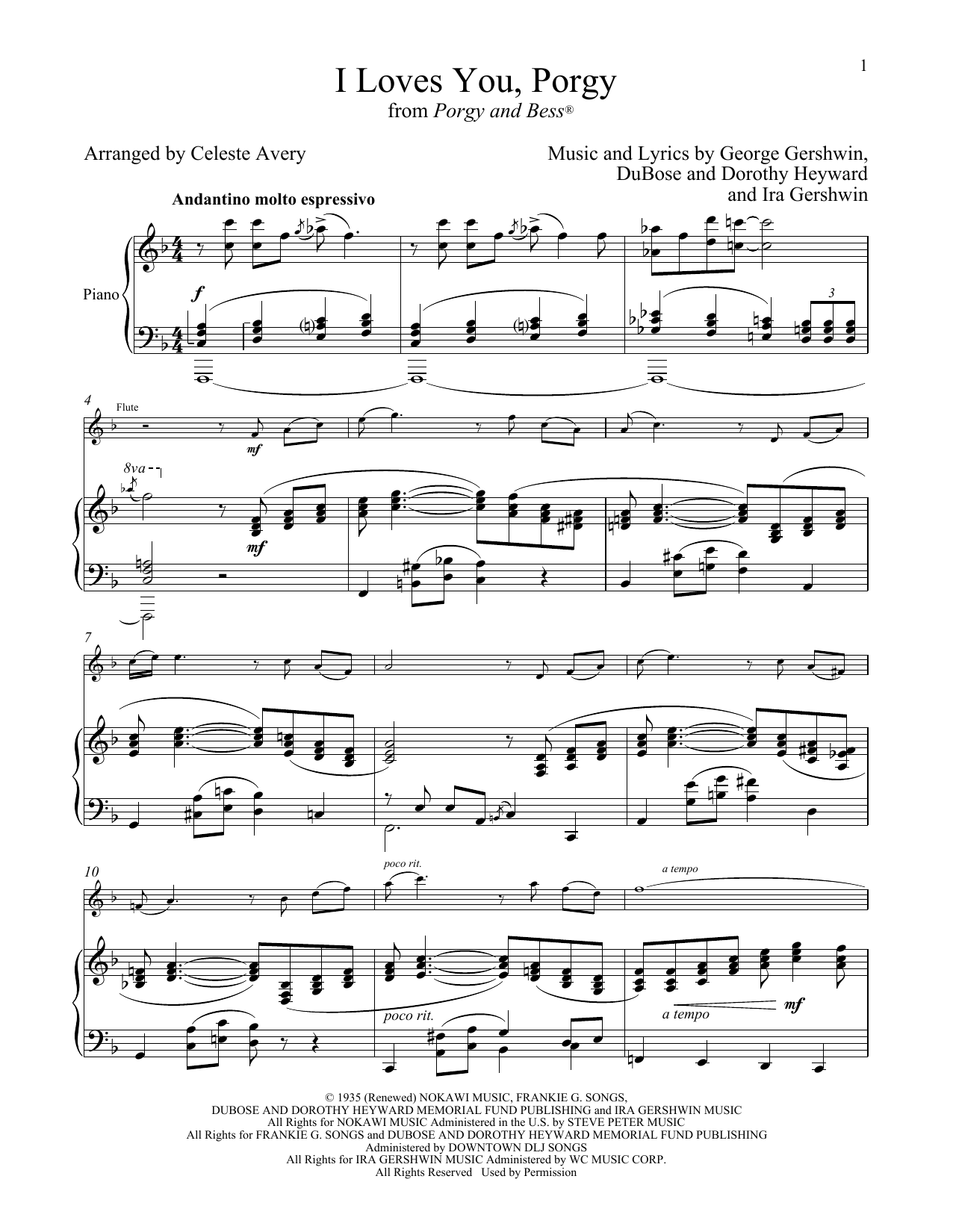 Product picture to: I Loves You, Porgy (from Porgy and Bess)