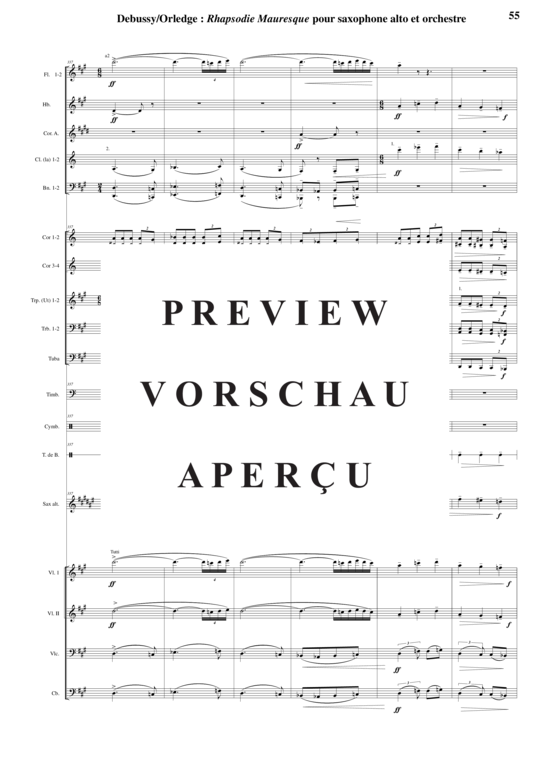 Product gallery: Page 60 of 68 Rhapsodie Mauresque , , (alto saxophone solo + orchestra)