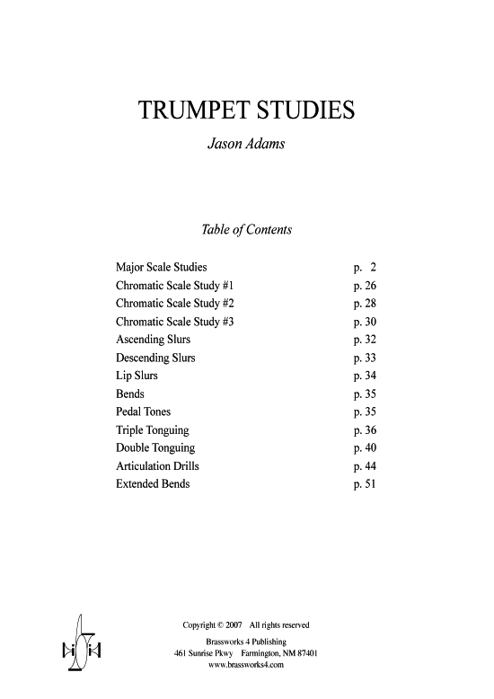 gallery: Etüden-Studien , , (Trompete)