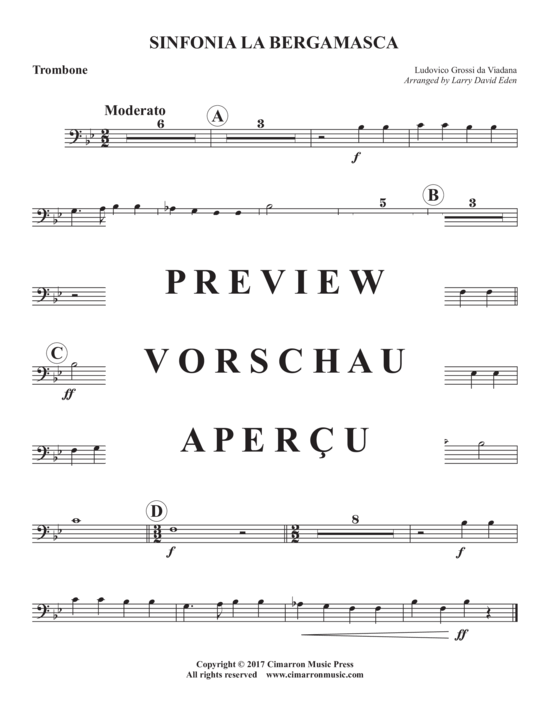 Produktgalerie: Seite 9 von 10 Sinfonia La Bergmasca , , (Blechbläserquintett)