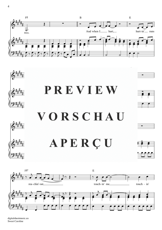 Product gallery: Page 11 of 11 Sweet Caroline , Diamond, Neil, Piano and Voice