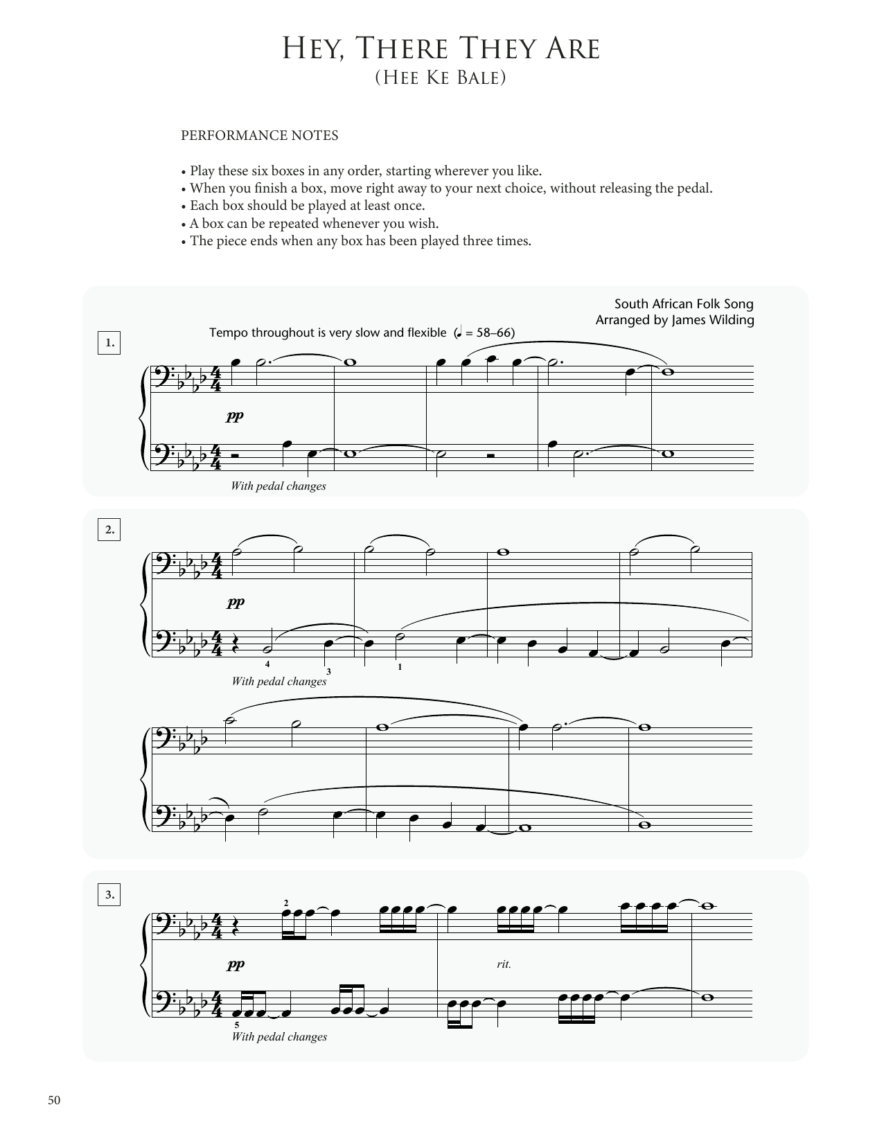 Produktbild zu: Hey, There They Are (Hee Ke Bale) (arr. James Wilding)