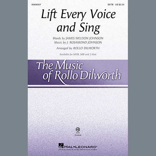 cover: Lift Every Voice And Sing (arr. Rollo Dilworth), James Weldon Johnson and J. Rosamond Johnson, Chor