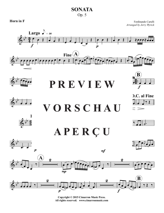 Produktgalerie: Seite 14 von 21 Sonata, Op. 5 , , (Blechbläserquintett)