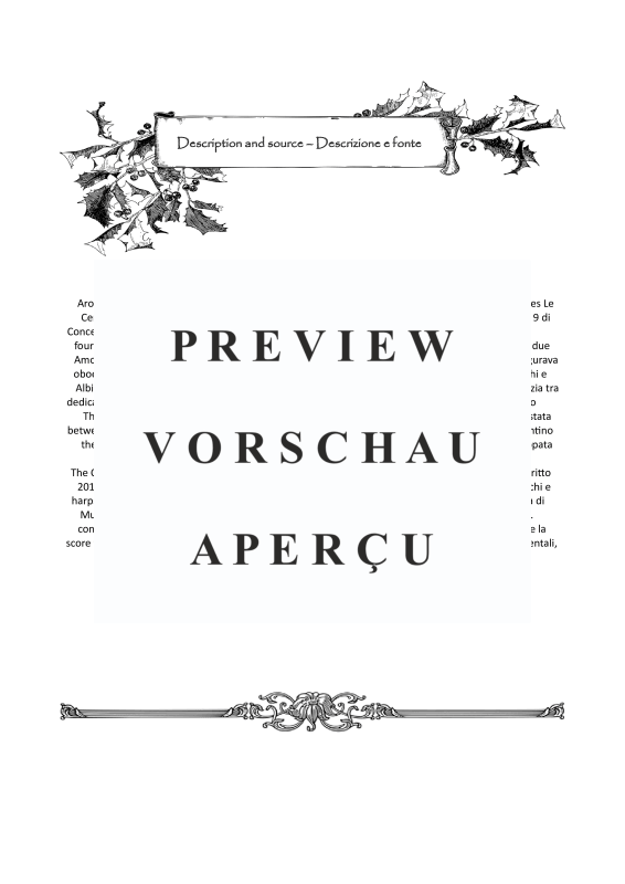 Product gallery: Page 3 of 11 Concerto in F-Moll Op.9, , Oboe D'Amore Solo, String Ensemble, and Harpsichord (Bc)
