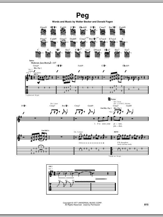 Product gallery: Page 1 of 1 Peg, Steely Dan