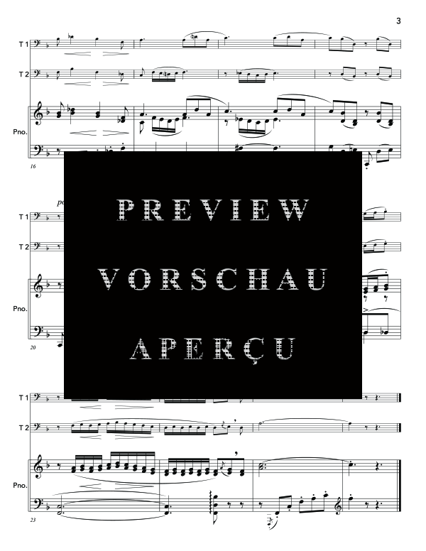 Produktgalerie: Seite 7 von 10 Flower Duet from Lakme, , (Trio 2x Tuba + Klavier)
