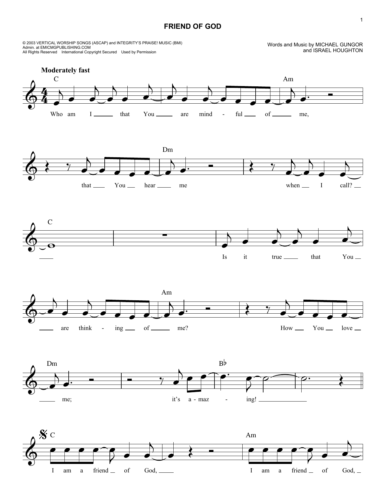 Produktbild zu: Friend Of God