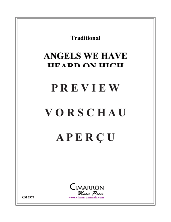 Produktgalerie: Seite 2 von 10 Angels We Have Heard on High , , (Blechbläserquintett)